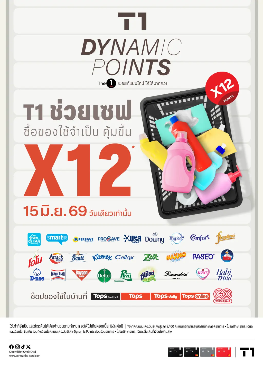 Dynamic Points T1 ช่วยเซฟ ซื้อของใช้จำเป็น คุ้มขึ้น X12*