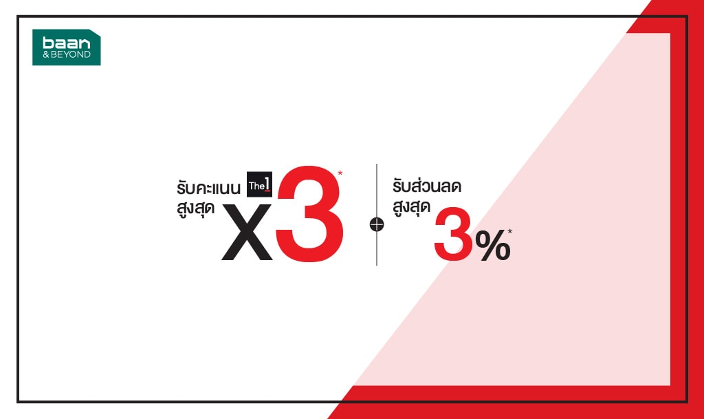 สิทธิประโยชน์บัตรเครดิต เซ็นทรัล เดอะวัน เรดซ์ | Baan & Beyond