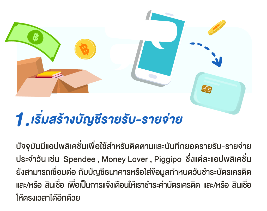 บัญชีรายรับ-รายจ่าย ช่วยคุณได้